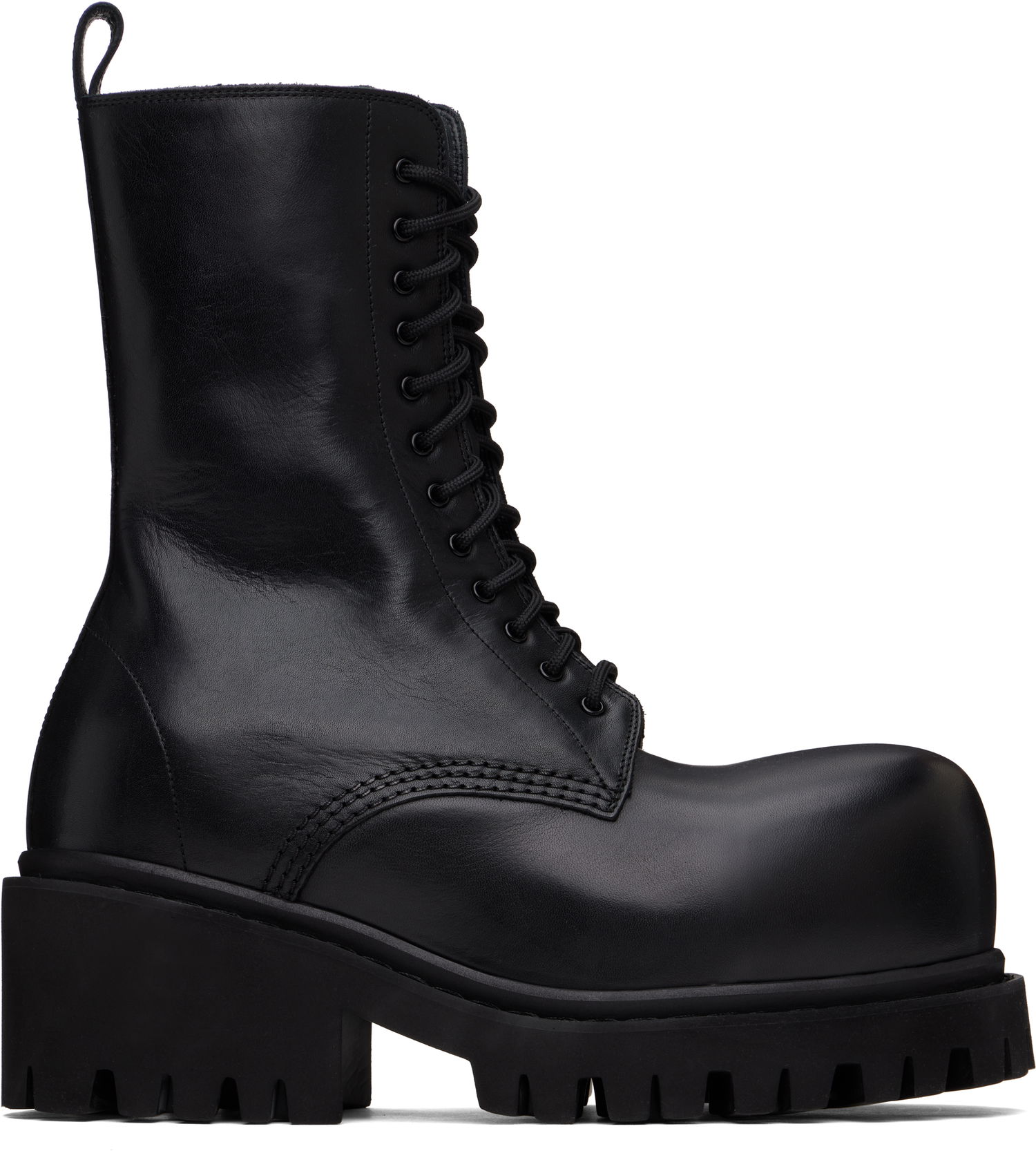 Oblečenie Balenciaga Balenciaga Stomper Boots Čierna | 805881WCDA01000, 0