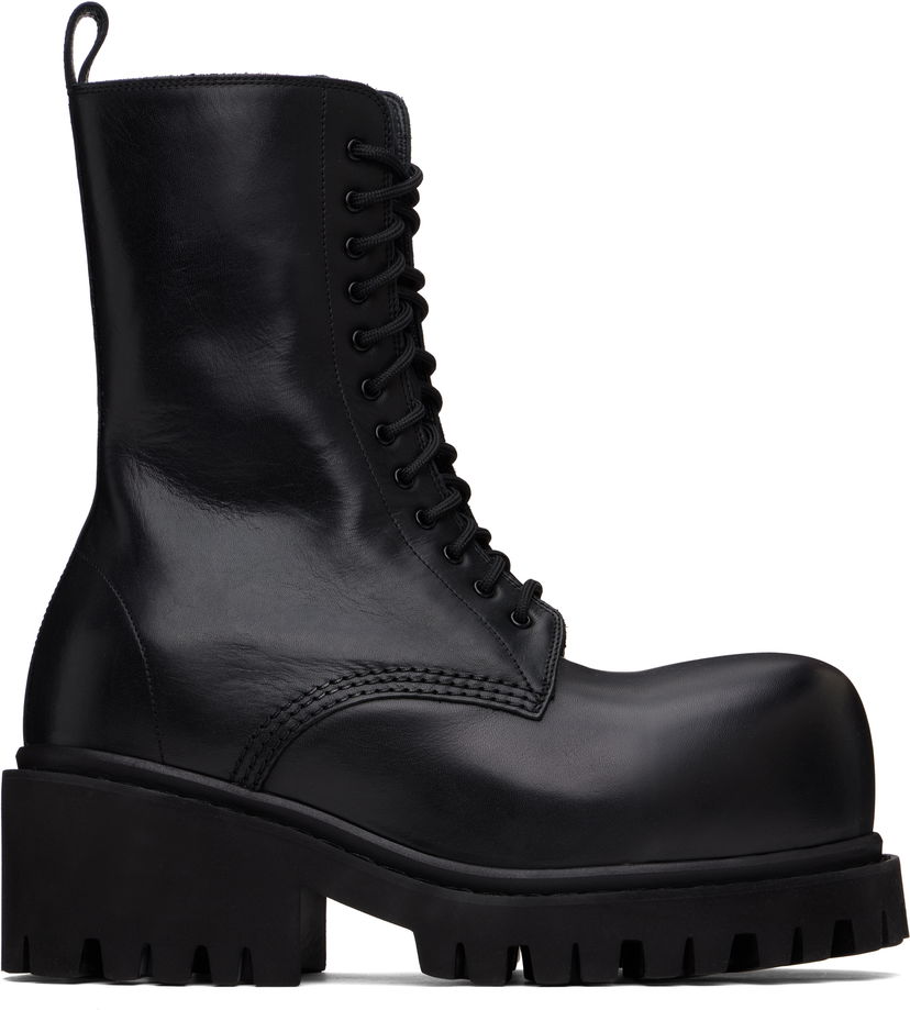 Oblečenie Balenciaga Balenciaga Stomper Boots Čierna | 805881WCDA01000