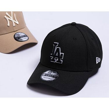 Šiltovka New Era 9FORTY MLB Pop Outline Los Angeles Dodgers - Black / White One Size Čierna | 60471464, 2
