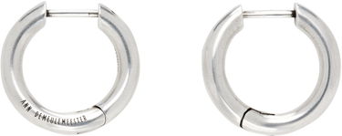 Náušnice Ann Demeulemeester Ann Demeulemeester Alina Silver-Tone Hoop Earrings Metalická | 2520-W-JE06-JW020-070, 0