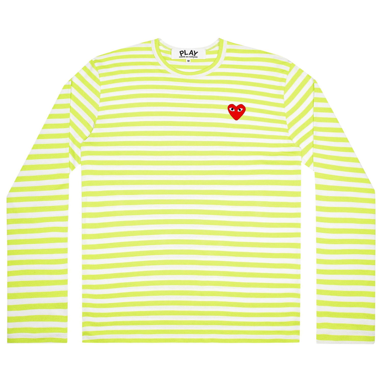 Tričko Comme des Garçons PLAY Pastelle Striped Shirt Žltá | AZ T278 051 2, 1