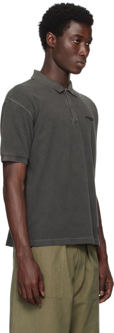 Polo tričko Neighborhood Neighborhood Pigment Dyed Short Sleeve Polo Šedá | 251FPNH-CSM14, 1