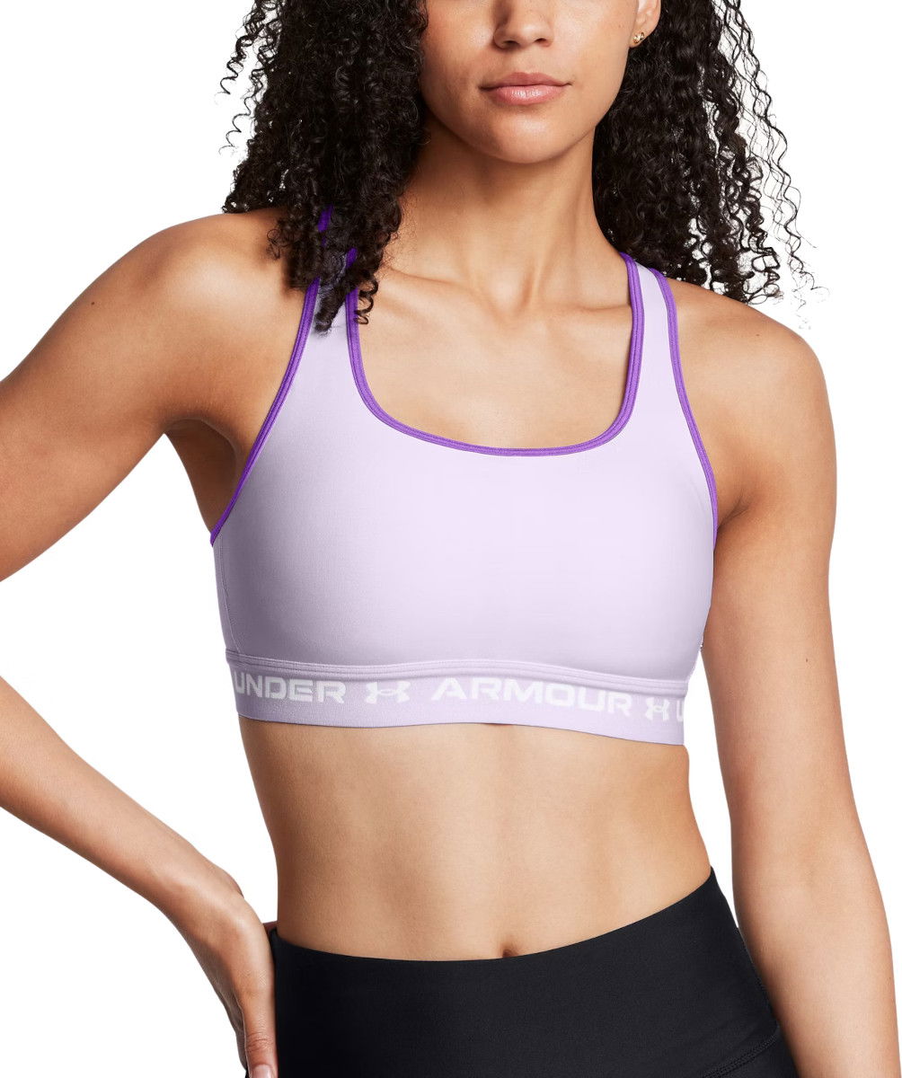 Podprsenka Under Armour Crossback Mid Bra Fialová | 1361034-535, 0