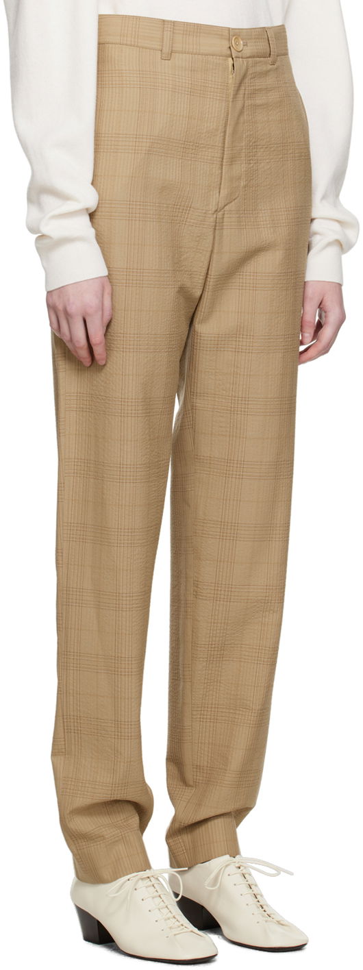 Nohavice LEMAIRE Lemaire Loose Suit Trousers Béžová | PA1000 LF1037, 1