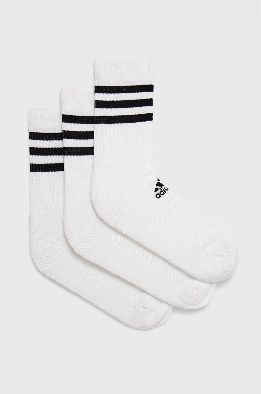 Ponožky adidas Originals Socks 3-pack Biela | DZ9346, 0