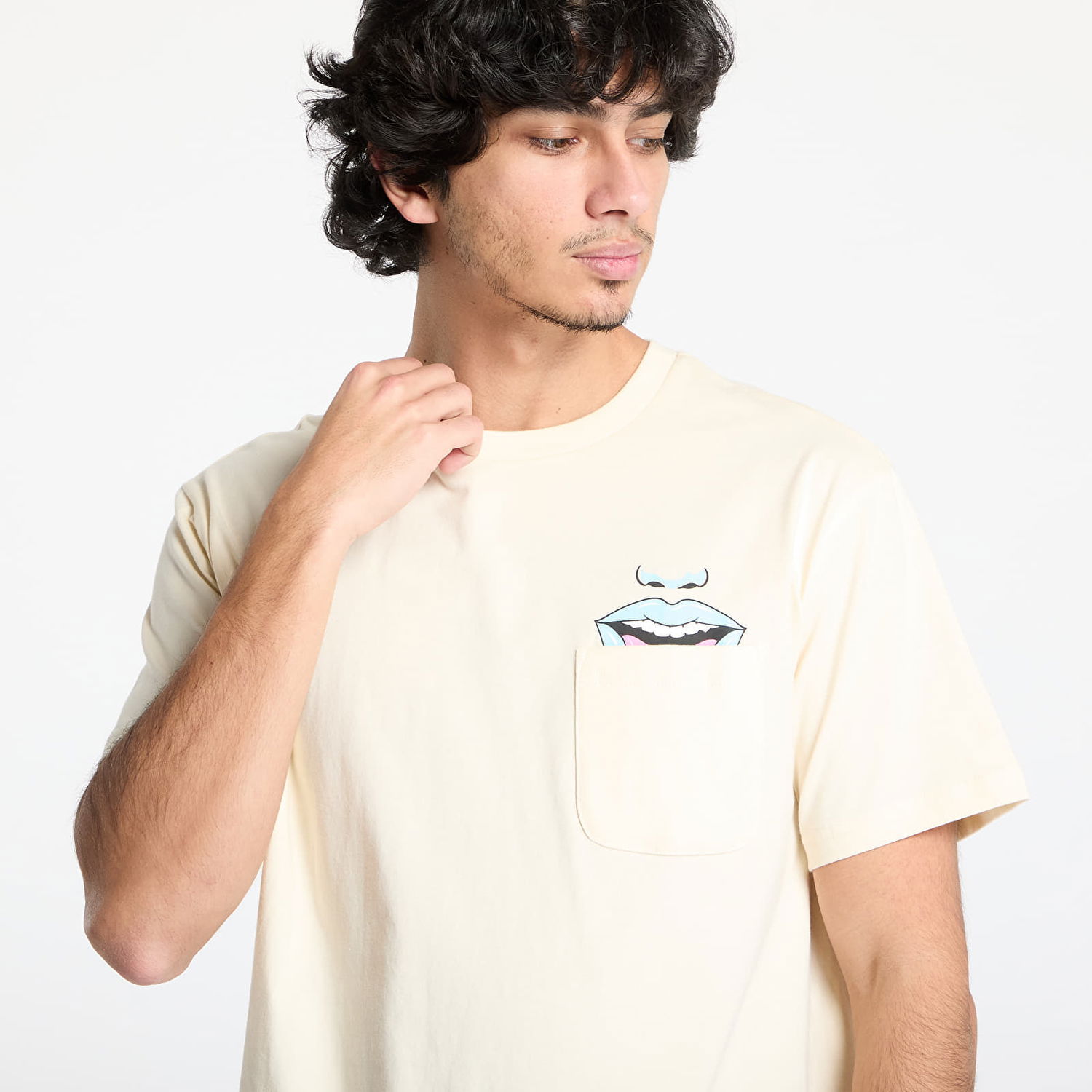 Tričko RIPNDIP RIPNDIP Take Your Meds Pocket T-Shirt Béžová | RNDHOL24156, 0