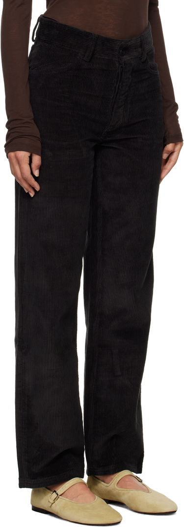 Nohavice Baserange Tajo Corduroy Trousers Čierna | TRTA-CO-WI24, 1