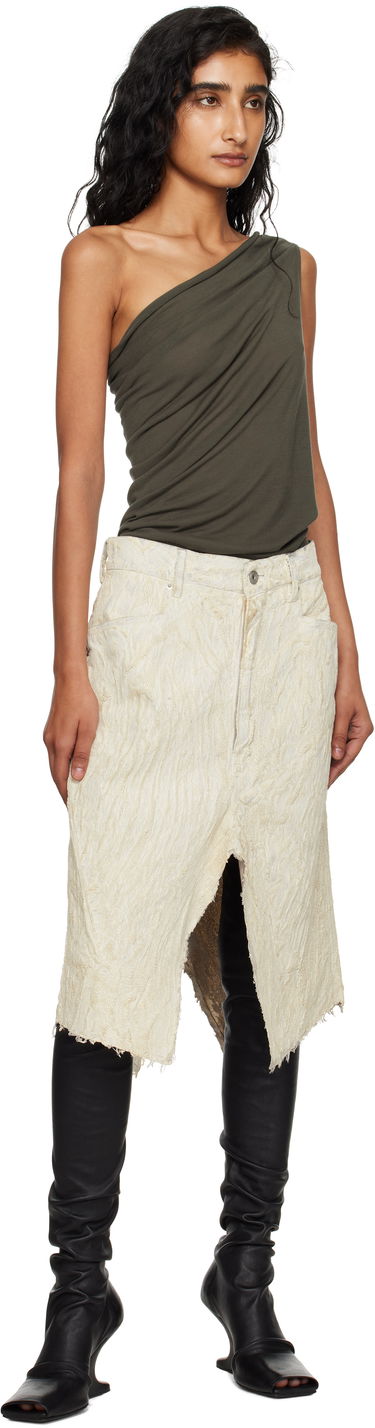Sukňa Rick Owens Rick Owens Concordians Midi Skirt Biela | RP02E4377 MMC, 3