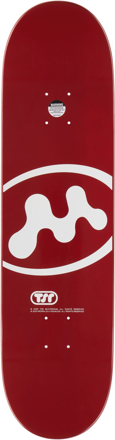 Skate The Skateroom Mowalola Edition Skateboard Deck Červená | Mowalola Red Skateboard, 1