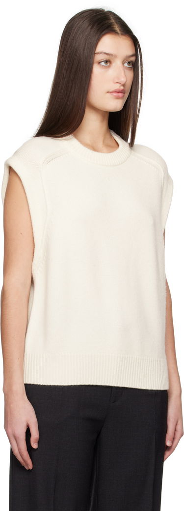 Sveter Loulou de Saison Loulou de Saison Mari Sleeveless Knit Top Čierna | MARI, 4