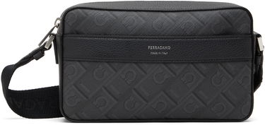 Taška cez rameno FERRAGAMO Ferragamo Gancini Camera Bag Čierna | 779690, 0