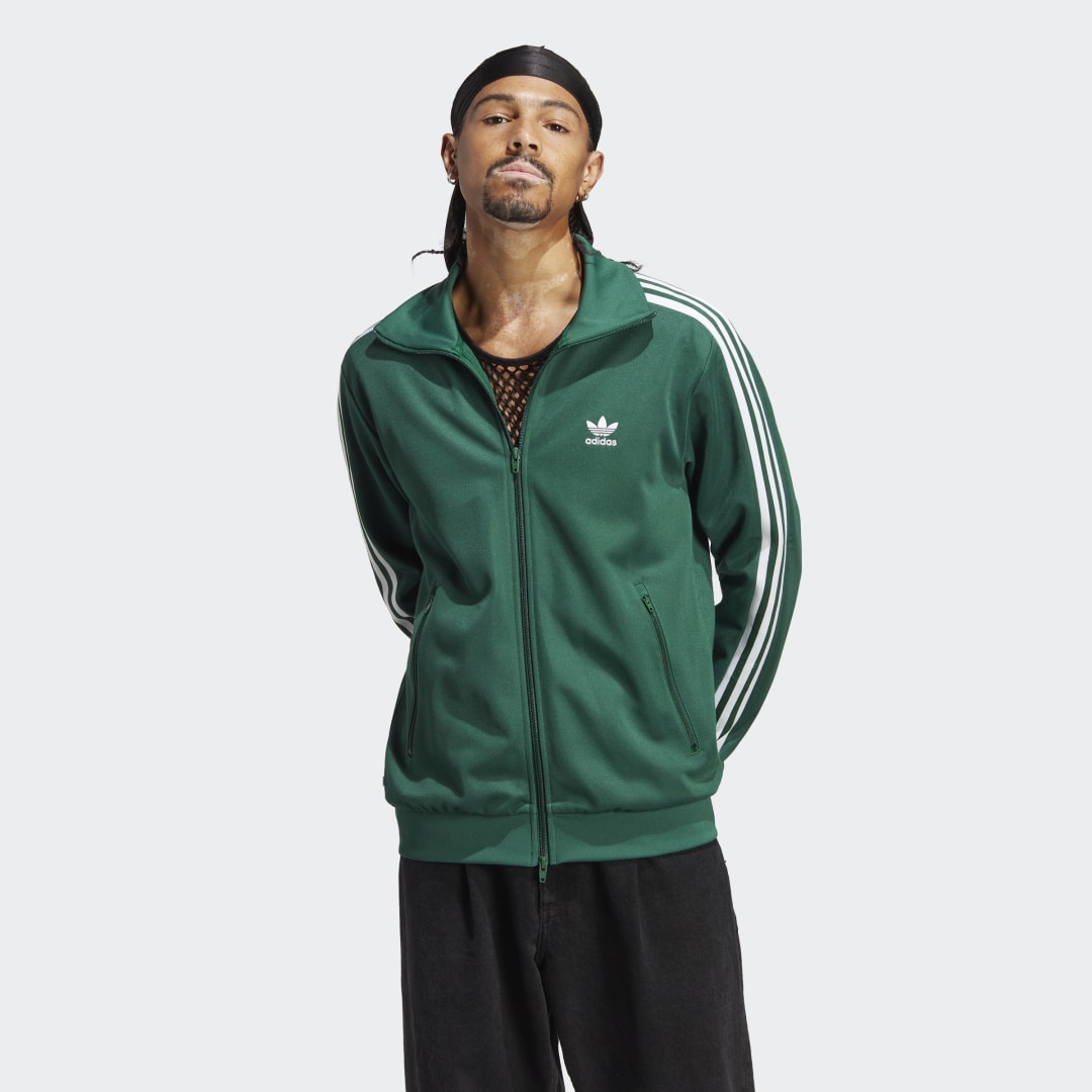Bunda adidas Originals Adicolor Classics Beckenbauer Track Jacket Zelené | IA4777, 0