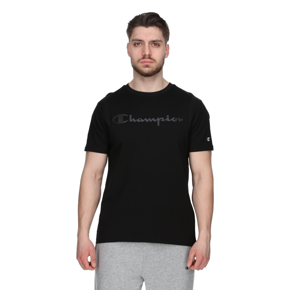 Tričko Champion Crewneck T-Shirt Čierna | 221527-KK001, 0