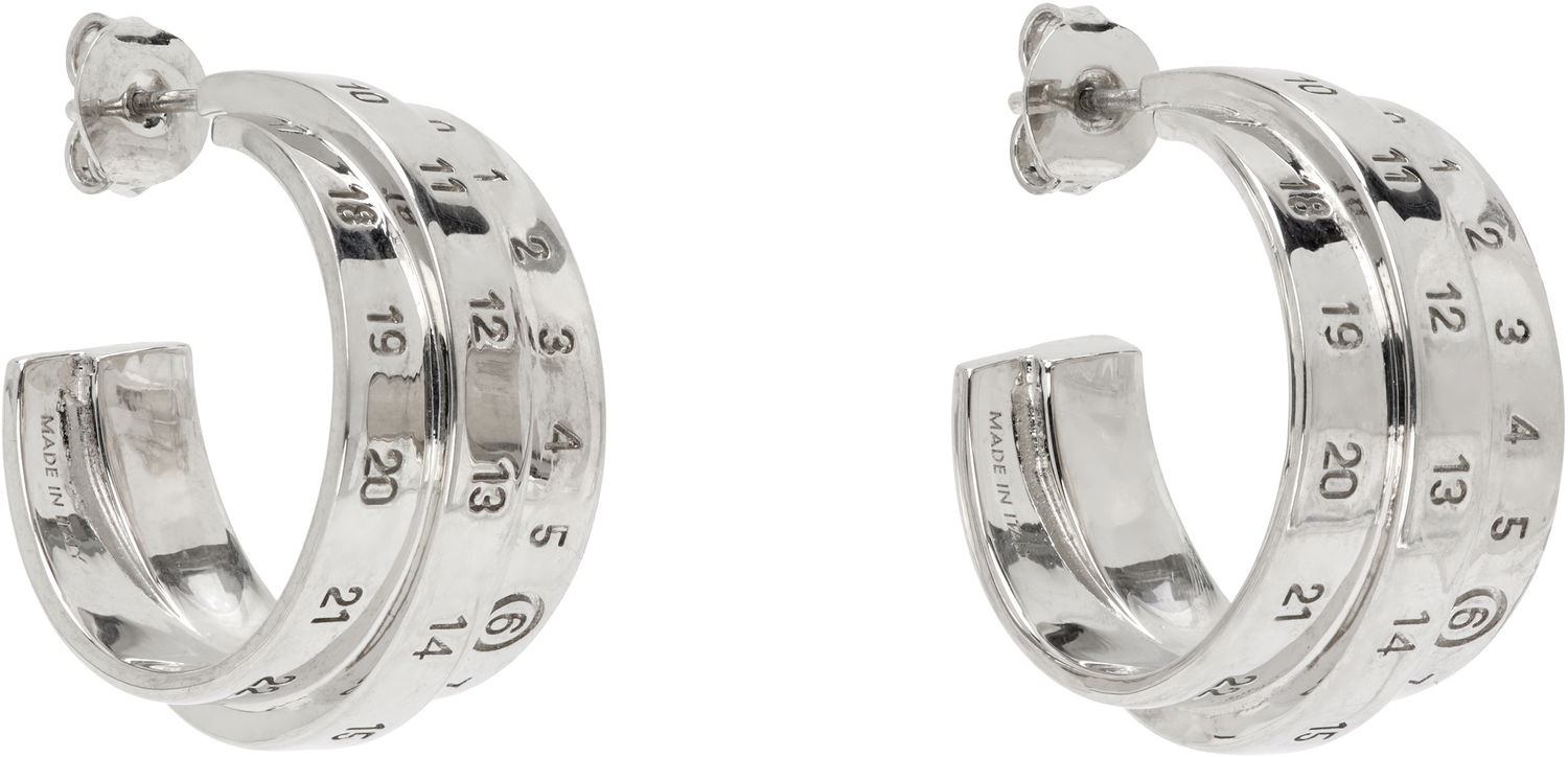 Náušnice Maison Margiela MM6 Maison Margiela Numeric Cuff Earrings Metalická | SM6VG0097 P6627, 1