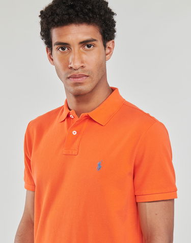 Polo tričko Polo by Ralph Lauren Cotton Polo Shirt Tee Oranžová | 710680784326, 4