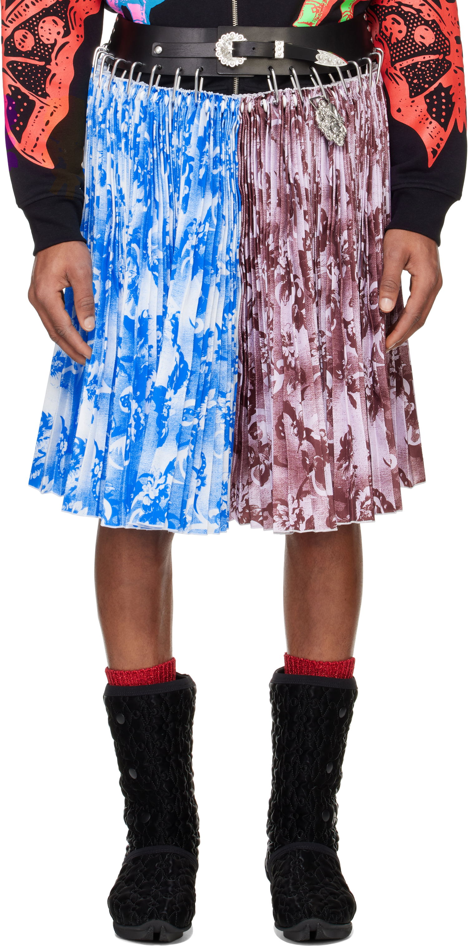 Sukňa Chopova Lowena Chopova Lowena Carabiner Knee Pleated Skirt Rôznofarebný | 3250, 0