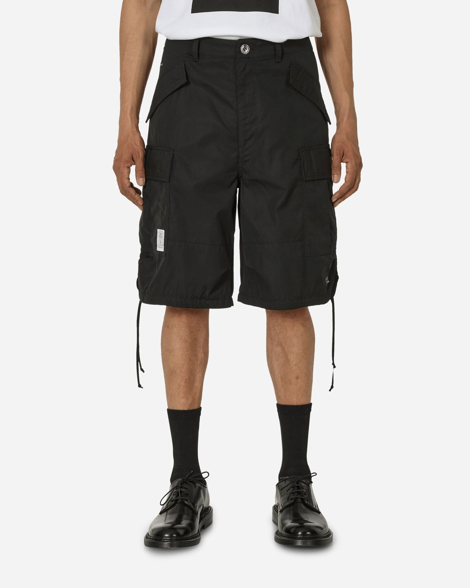 Šortky UNDERCOVER Cotton Shirt Tour Me Shorts Black Čierna | UC1D4513 1, 1