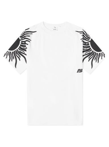 Tričko Puma Pleasures x Graphic T-Shirt Biela | 625195-02