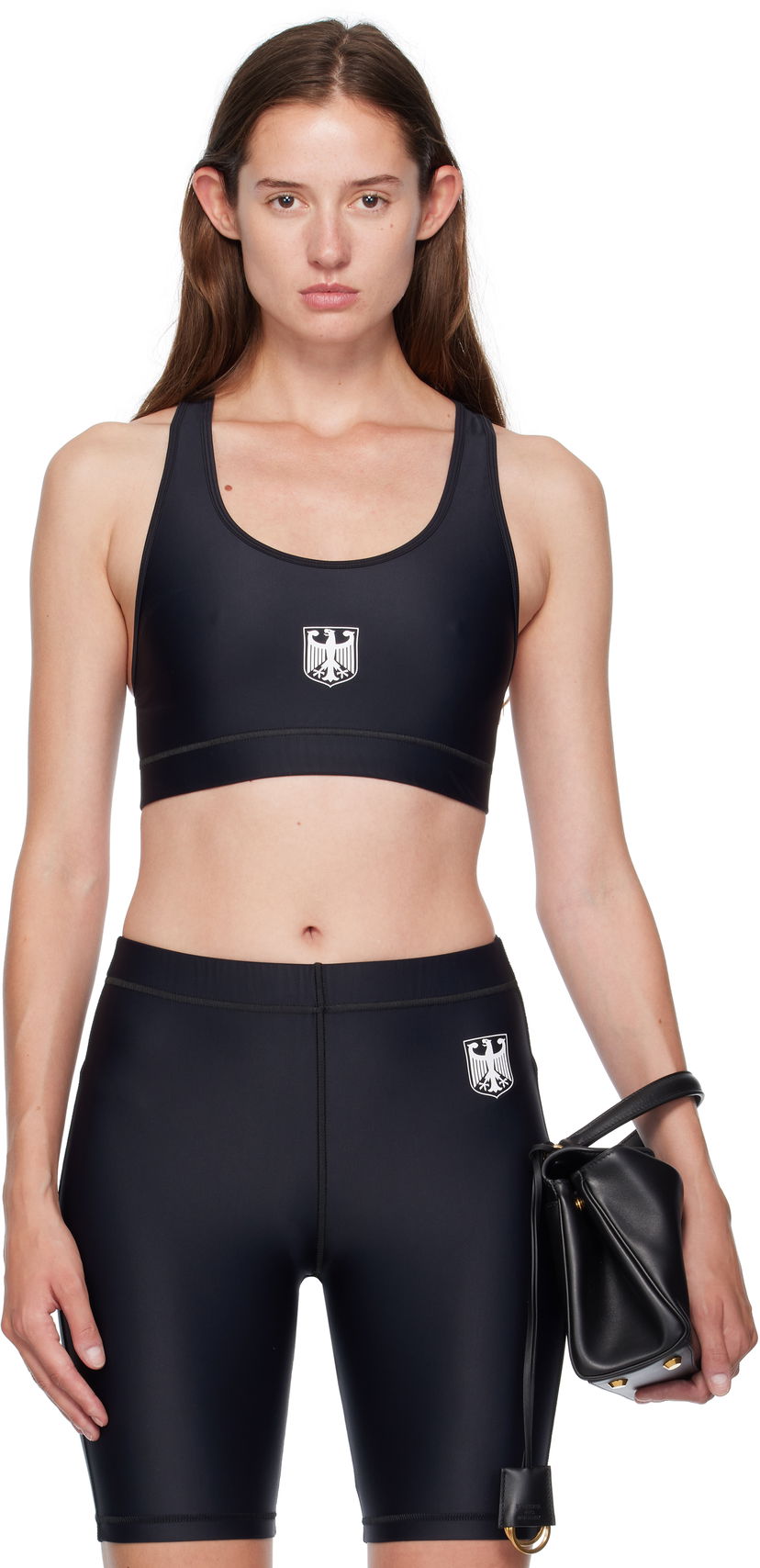 Podprsenka VETEMENTS VETEMENTS Eagle Sports Bra Čierna | WH76BR350B