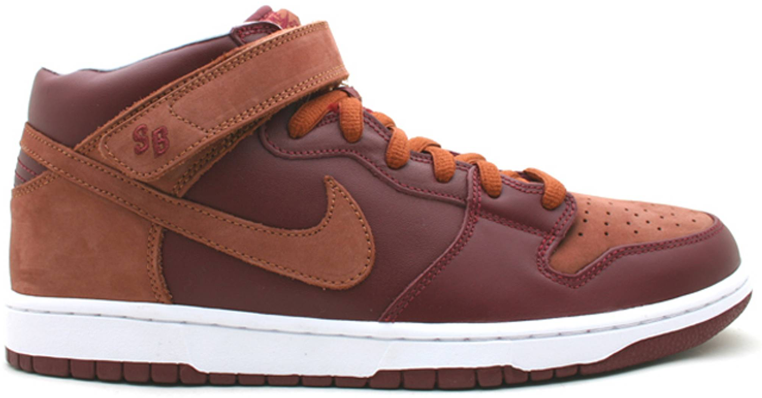 Tenisky a topánky Nike SB SB Dunk Mid Team Red Pony Hnedá | 314383-621, 0