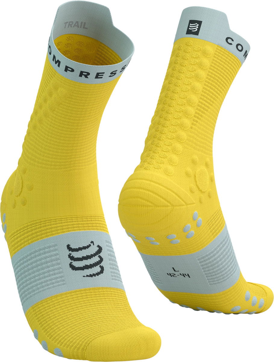 Ponožky Compressport Compressport Pro Racing Socks v4.0 Trail Žltá | xu00048b703, 0