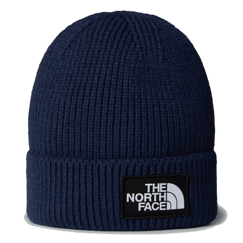Kulicha The North Face TNF Logo Box Cuffed Beanie Navy | NF0A8CHE8K21
