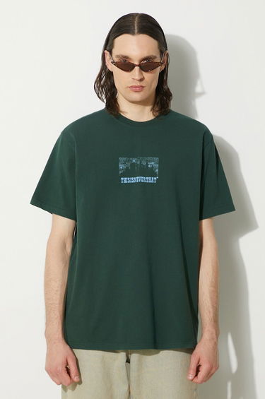 Tričko thisisneverthat thisisneverthat Nightmare Graphic T-Shirt Zelené | TN241TTSST16, 0