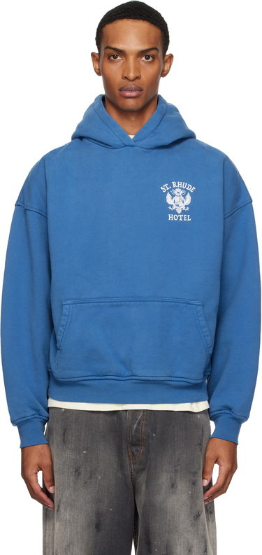 Mikina Rhude Rhude 'St Rhude' Seal Hoodie Modrá | RHPF25HO01012, 0