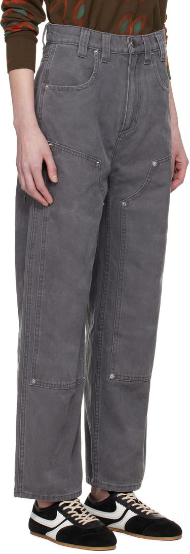 Cargo nohavice Eckhaus Latta Eckhaus Latta Double Knee Baggy Jeans Šedá | 1229-EL-PS25-S -, 1
