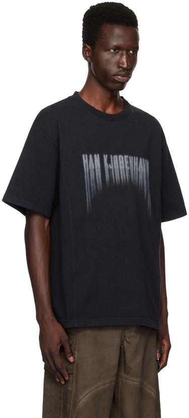 Tričko Han Kjøbenhavn Designer Faded Logo T-Shirt Čierna | M-134014, 1