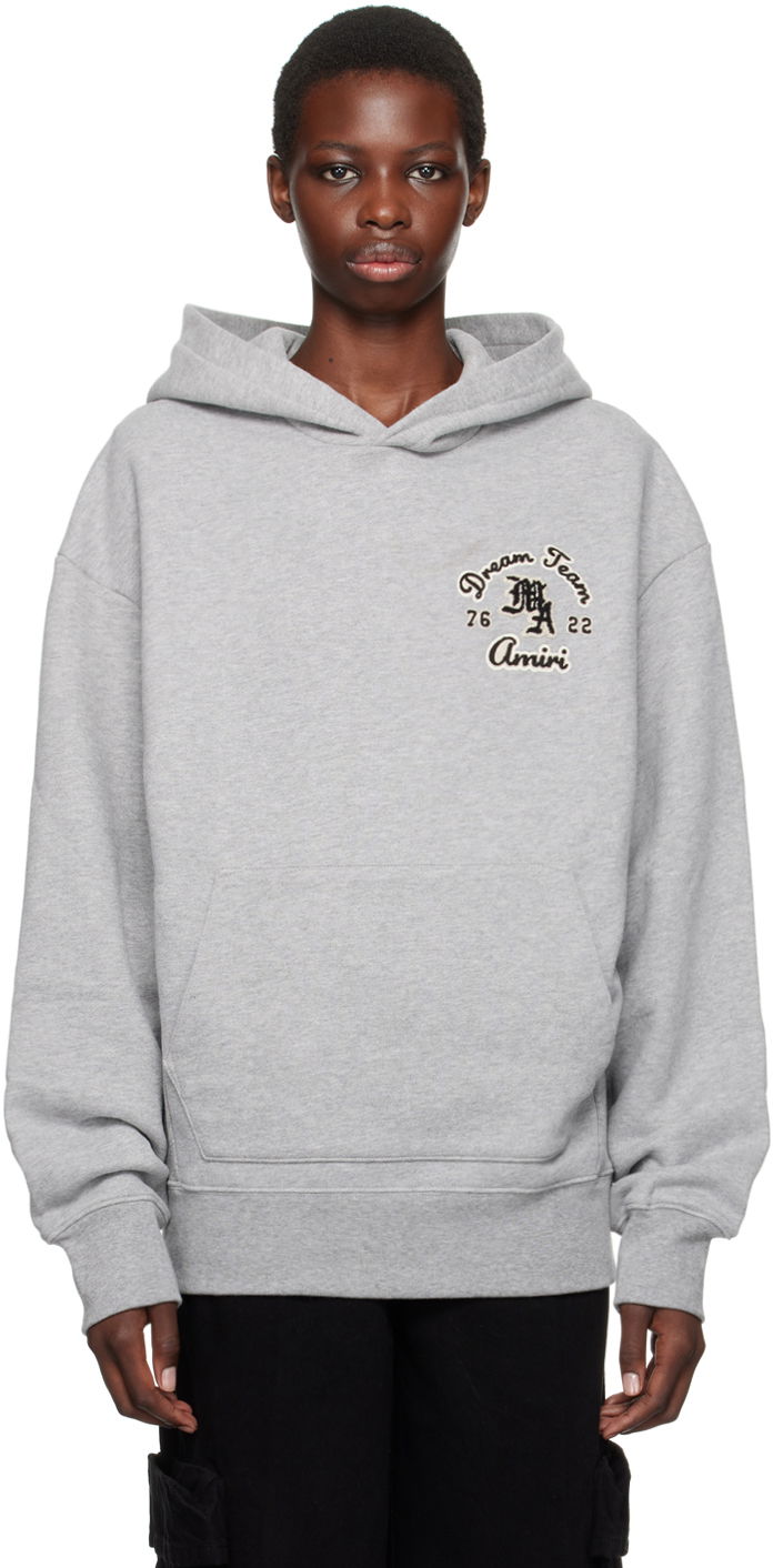 Mikina AMIRI Gray Dream Team Hoodie Šedá | AMJYHD1045, 0