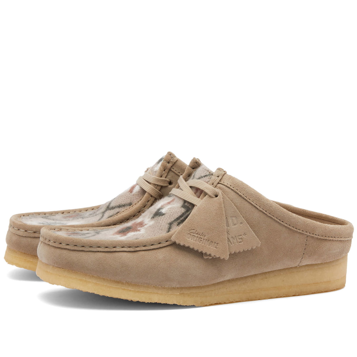 Tenisky a topánky Clarks END. x Clarks Originals x Beams Plus 'Ski Club' Wallabee Mule Béžová | 26176816, 0