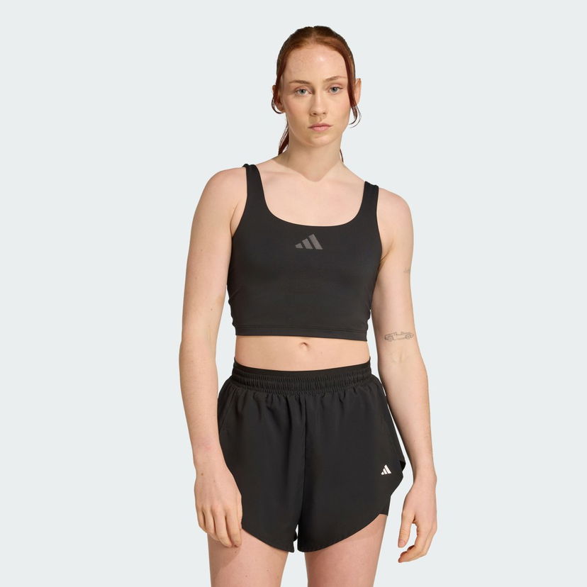 Tielko adidas Performance Power Light Support Training Tank Top Čierna | JZ6030