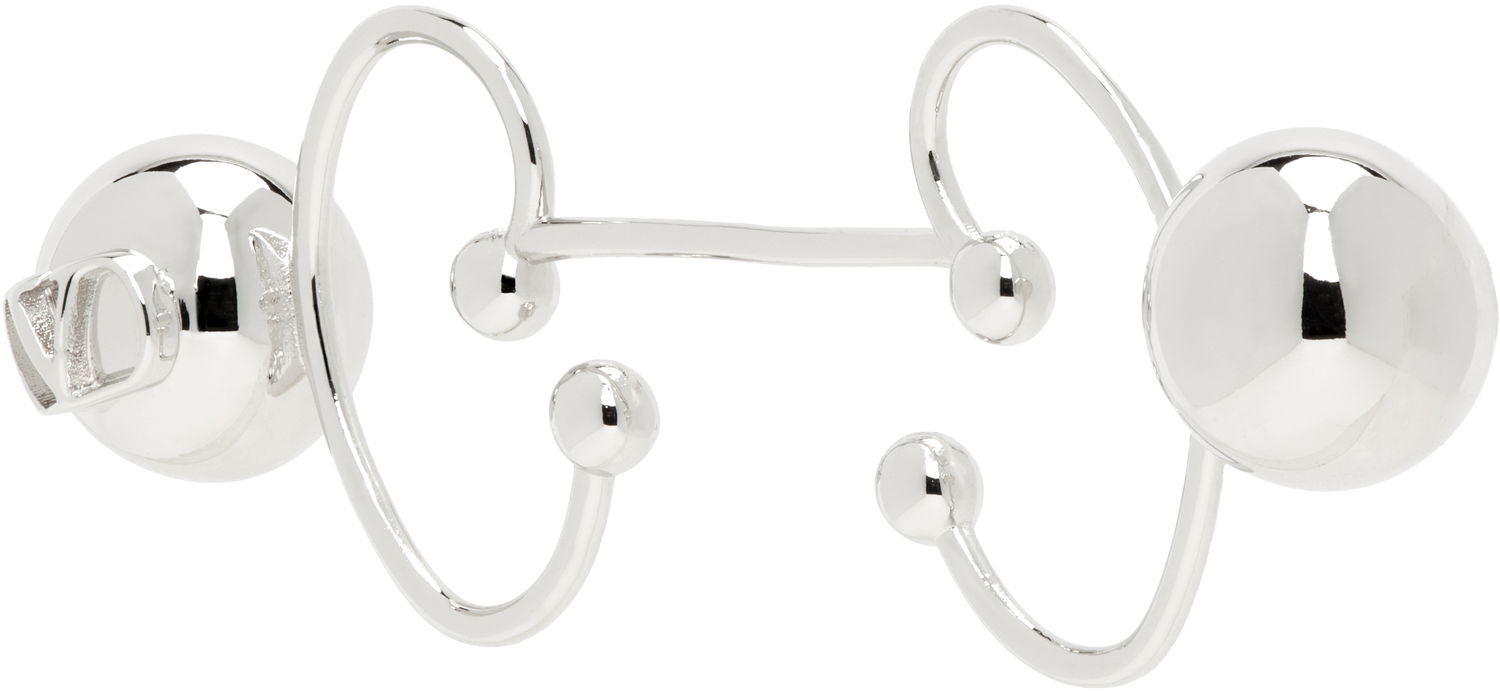 Prsteň Valentino Valentino Logo Piercing Ring Metalická | 6Y0J0T29MET172, 1