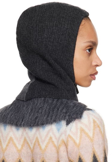 Sveter GANNI GANNI Cashmere Blend Knit Balaclava Hood Rôznofarebný | A6483, 2