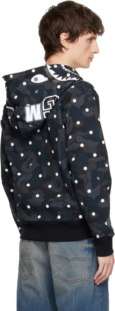 Mikina BAPE ABC Dot Shark Full Zip Hoodie Rôznofarebný | 001ZPL801302M, 2