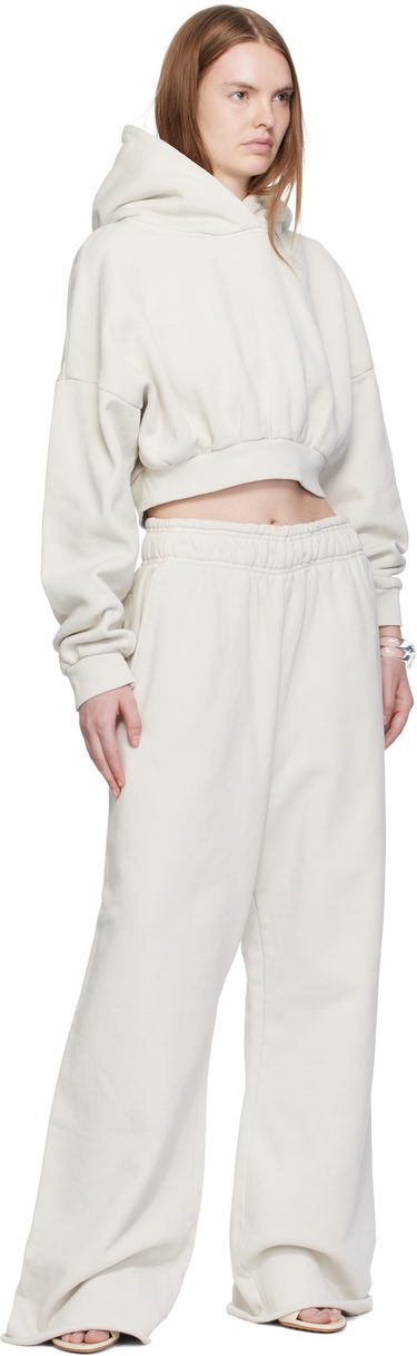 Mikina Entire Studios Entire Studios Cropped Heavy Hoodie Béžová | ES2392RI, 3