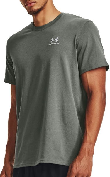 Tričko Under Armour UA Logo EMB Heavyweight Šedá | 1373997-182, 0