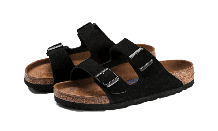 Tenisky a topánky Birkenstock Arizona Suede Leather Soft Footbed Čierna | 0951321/0951323, 1