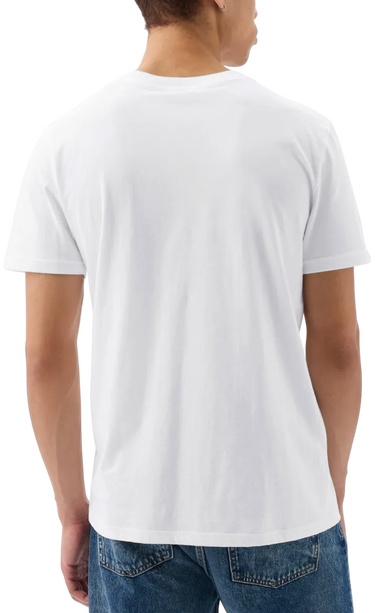 Tričko GAP Pocket Micro Logo Tee Optic White V6 Biela | 857901-04, 4
