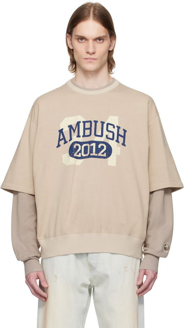 Sveter Ambush AMBUSH Layered Sweatshirt Béžová | 12115331, 0