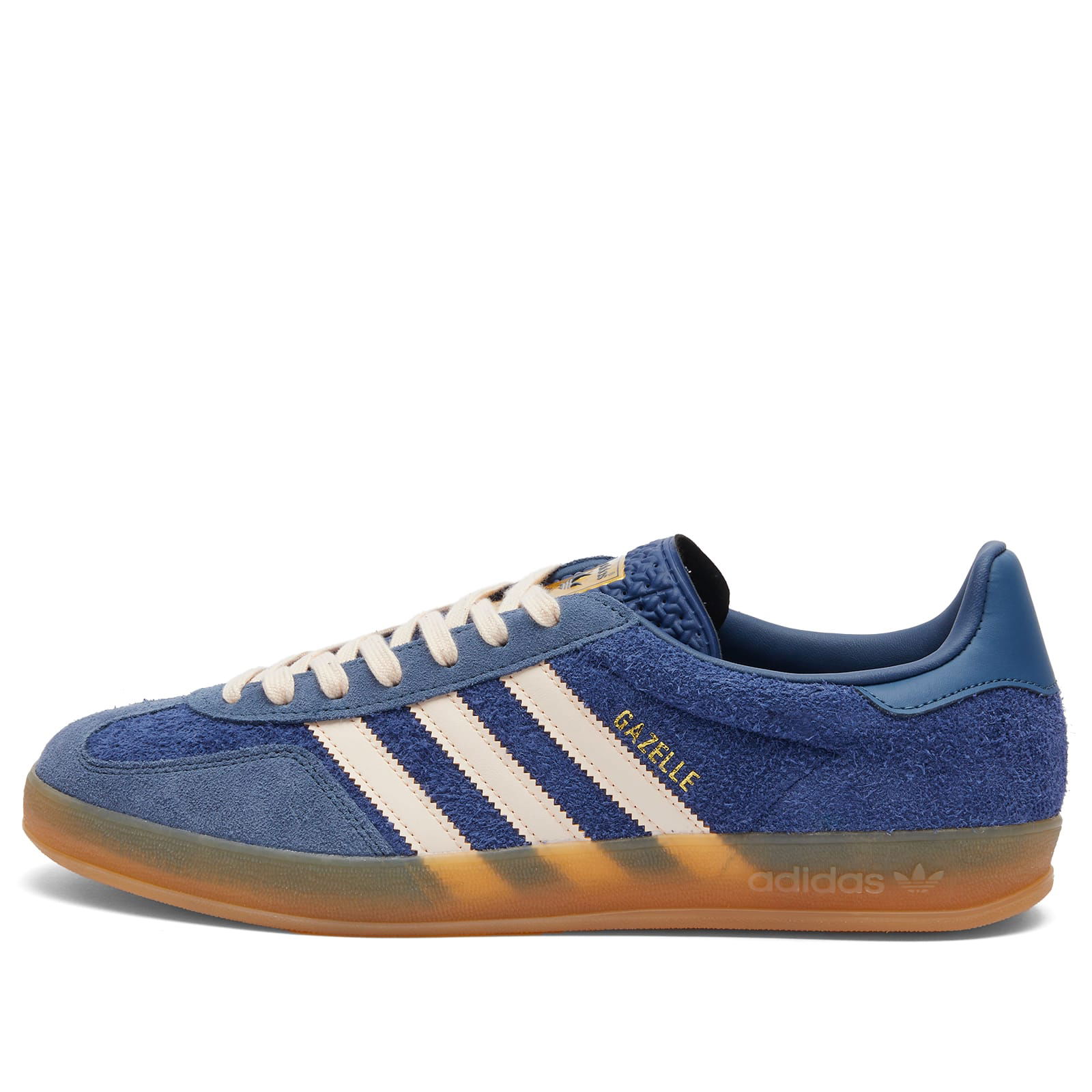 Adidas Men's Gazelle Indoor in Dark Blue/Bliss Orange/Preloved Ink, Size UK 10 | END. Clothing