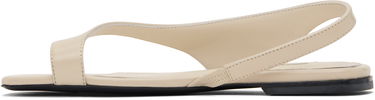 Starostlivosť o obuv TOTEME TOTEME Naplack Leather Thong Sandals Béžová | 252-WAS0202-LE0020, 2