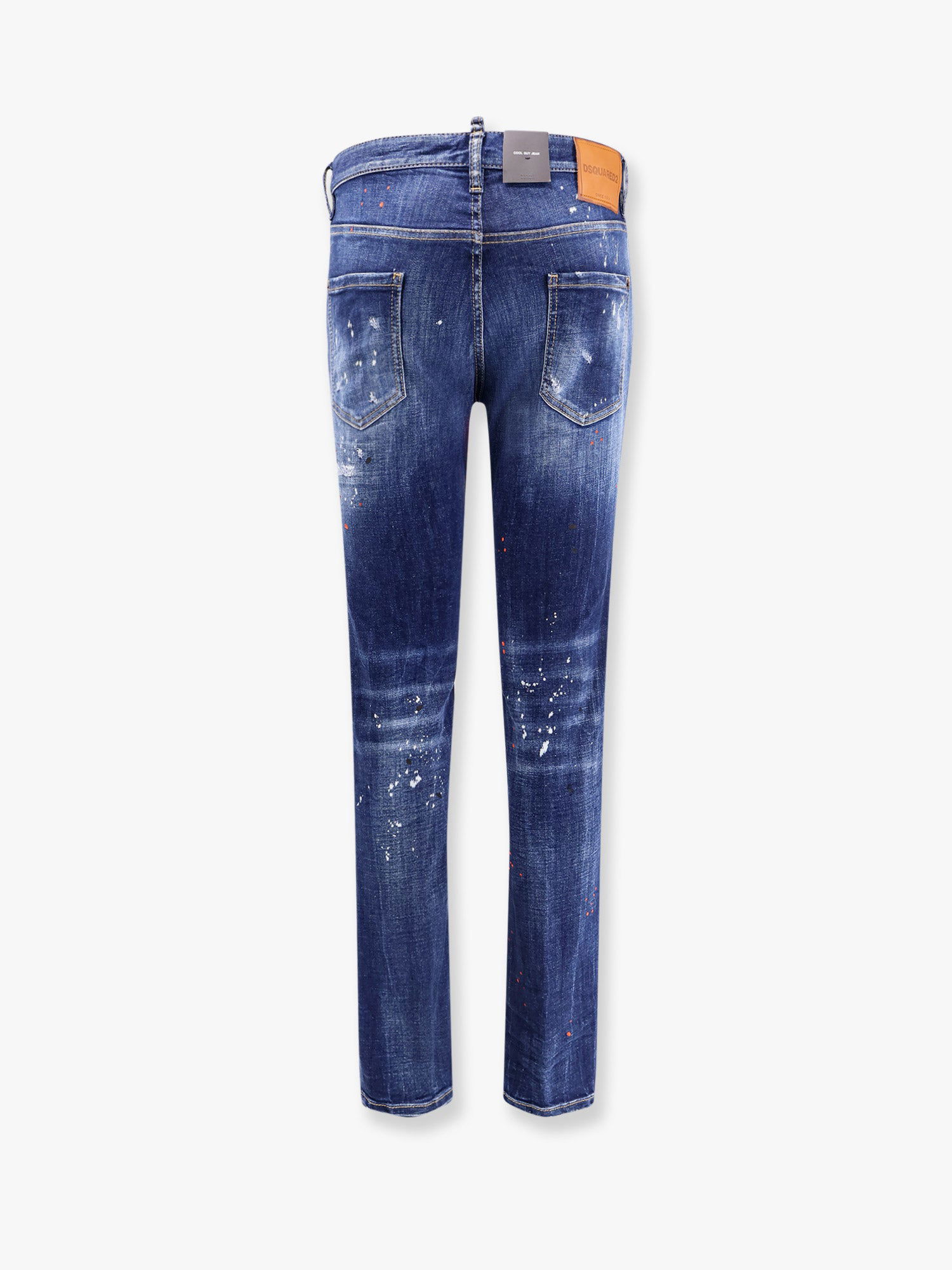 Džínsy DSQUARED2 Slim-Fit Paint Splatter Jeans Modrá | S74LB1658S30664470, 1