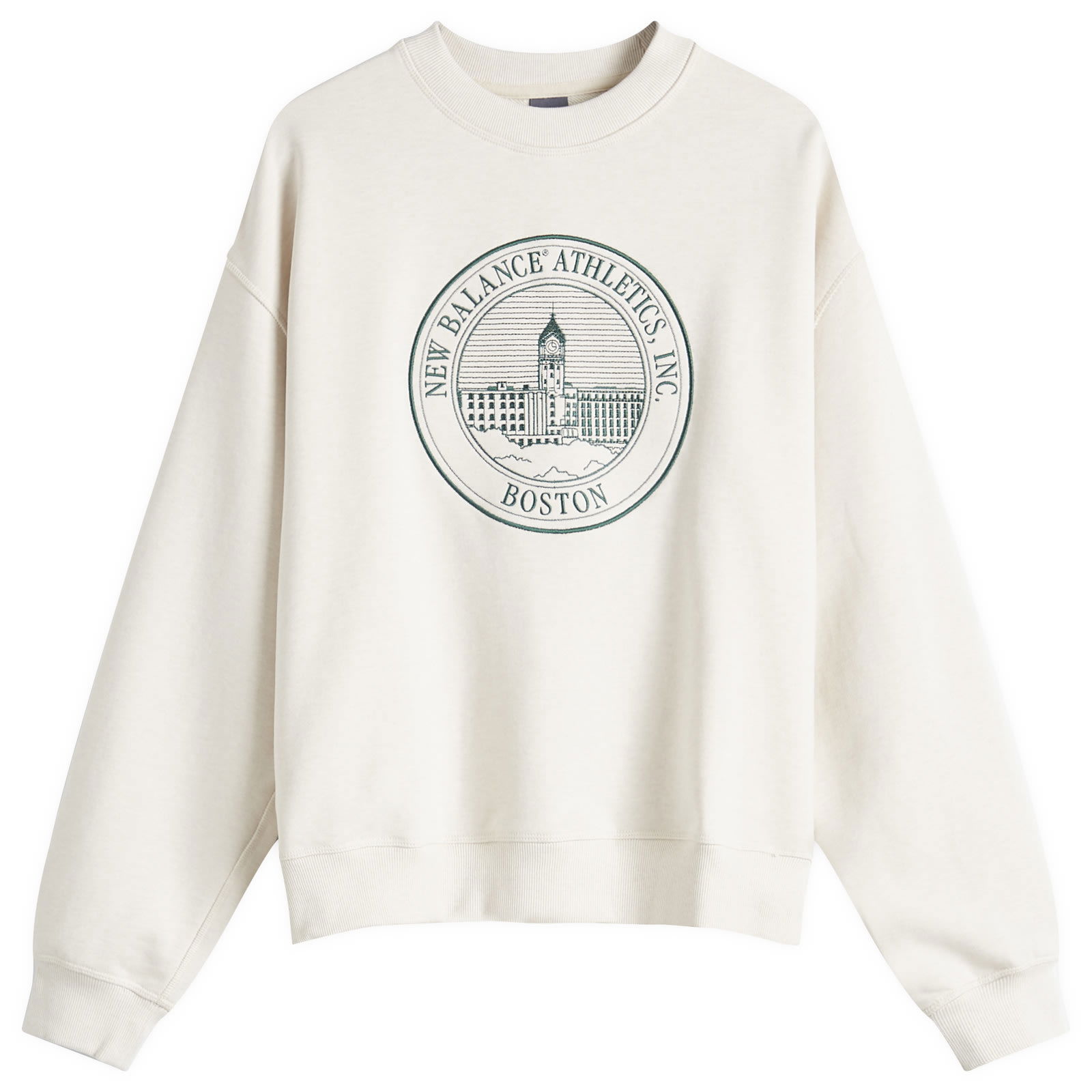 Varsity Oversized Crewneck Sweatshirt