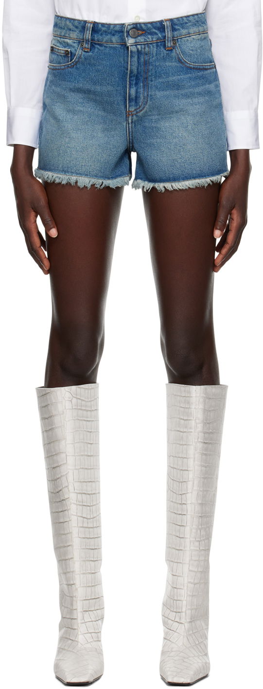 Šortky AMI Five Pockets Shorts Modrá | FSO104.DE0001, 0