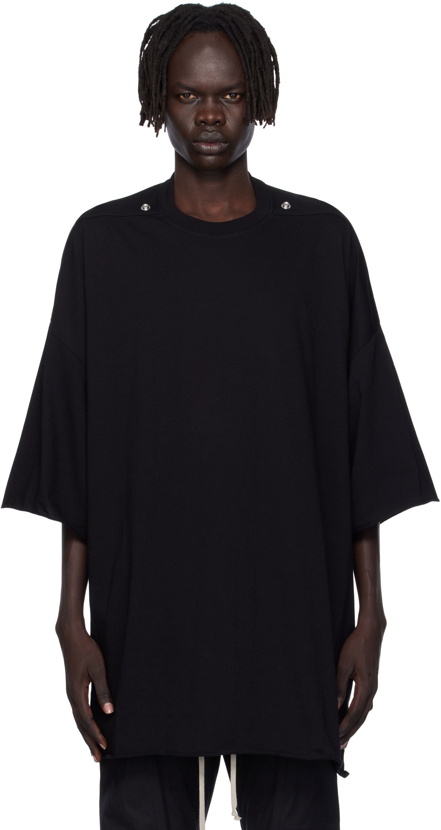 Tričko Rick Owens Rick Owens Concordians Tommy T-Shirt Čierna | RU02E1283 JAES2, 0