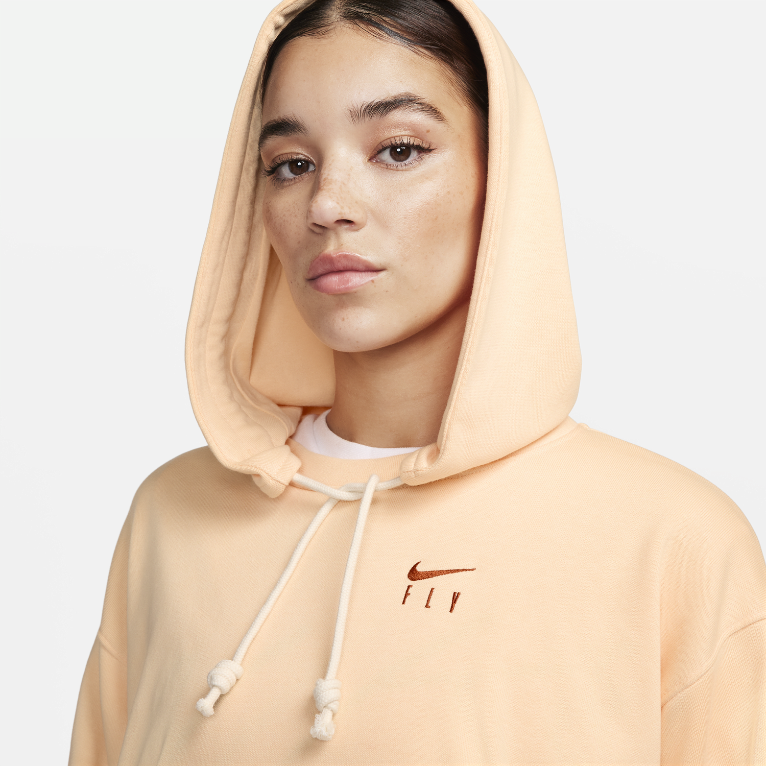 Mikina Nike Dri-FIT Swoosh Fly Standard Issue Basketball Hoodie Oranžová | DA6483-801, 1