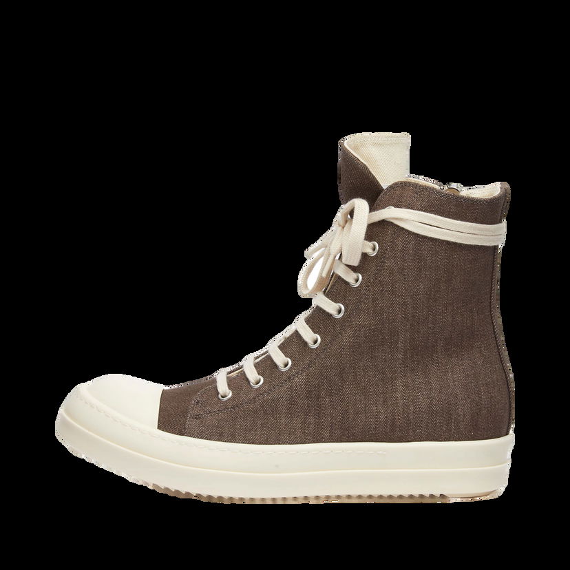 Tenisky a topánky Rick Owens High Top Sneakers Hnedá | DS02D2800-7811-DKRAW