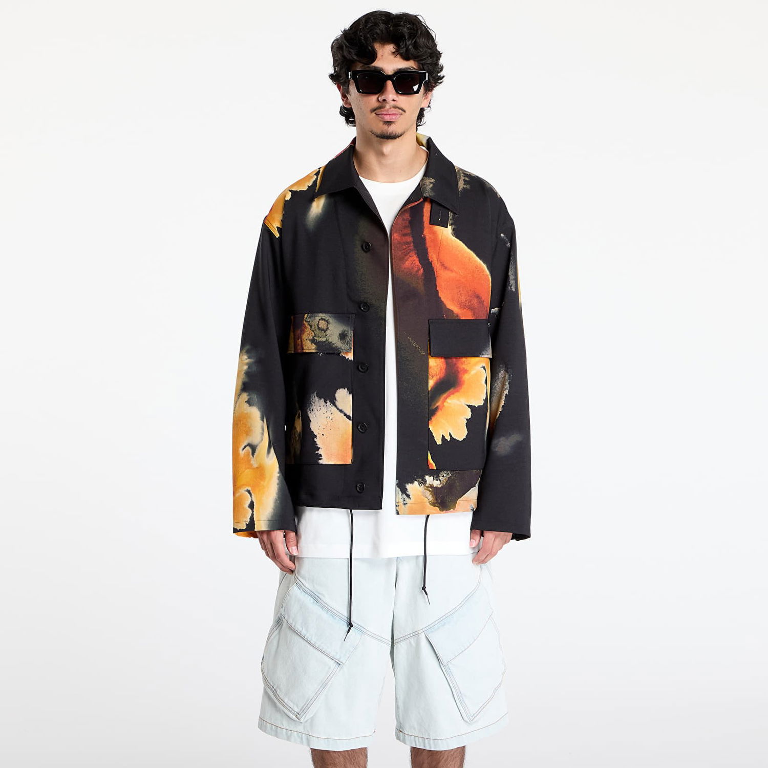 Bunda Y-3 Y-3 AOP Sport Uniform Coach Jacket Čierna | KA9633, 0